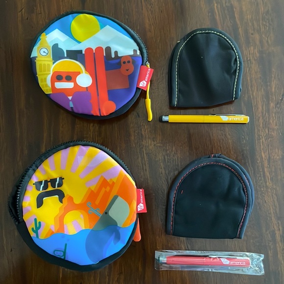 Virgin America - 1st Class Travel Kits x2 - Picture 1 of 7